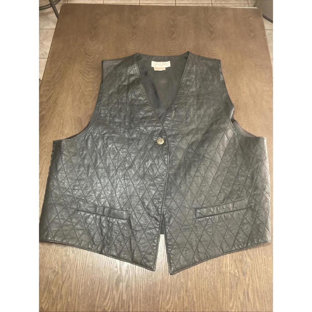 For You From Spiegel‎ Vintage Women’s Leather Vest